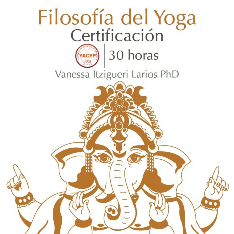 Certificación en Filosofía del Yoga (YACEP 30 horas)